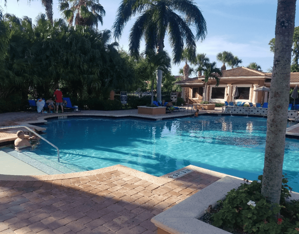 Commercial pool cleaning team servicing Fort Pierce, FL facility